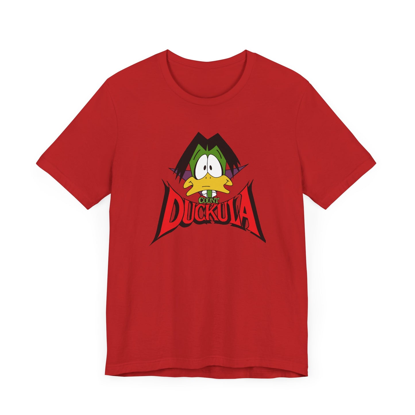 Count Duckula Short Sleeve Tee Shirt - A Nostalgic Nod to Everyone’s Favorite Vampire Duck