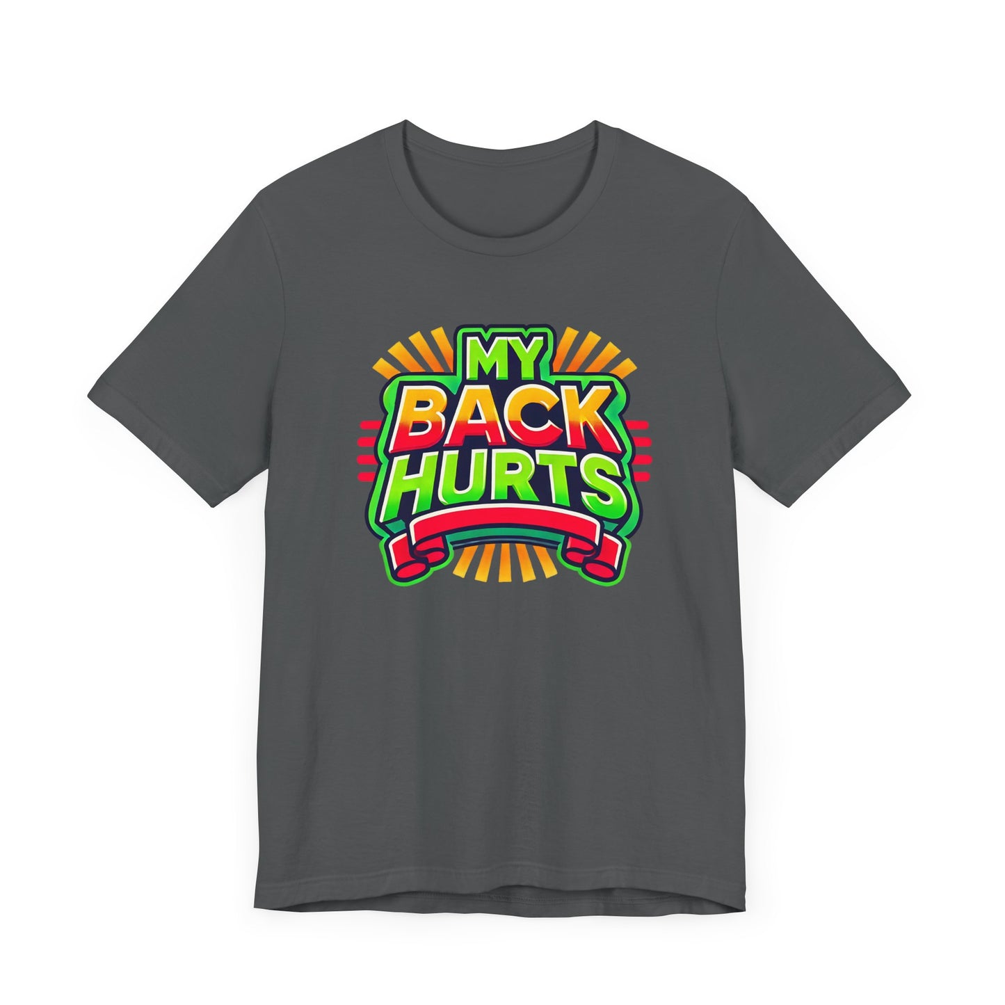My Back Hurts Retro 80s Shirt – Nostalgic Cartoon-Inspired Design for 80s Kids