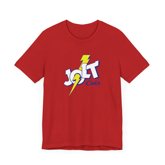 Jolt Cola Short Sleeve Tee Shirt - A Tribute to the Original Energy Boost
