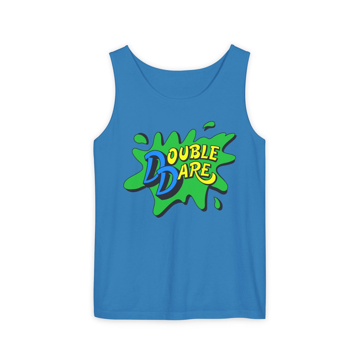 80s 90s Physical Challenge Slime Game Show Logo Tank Top