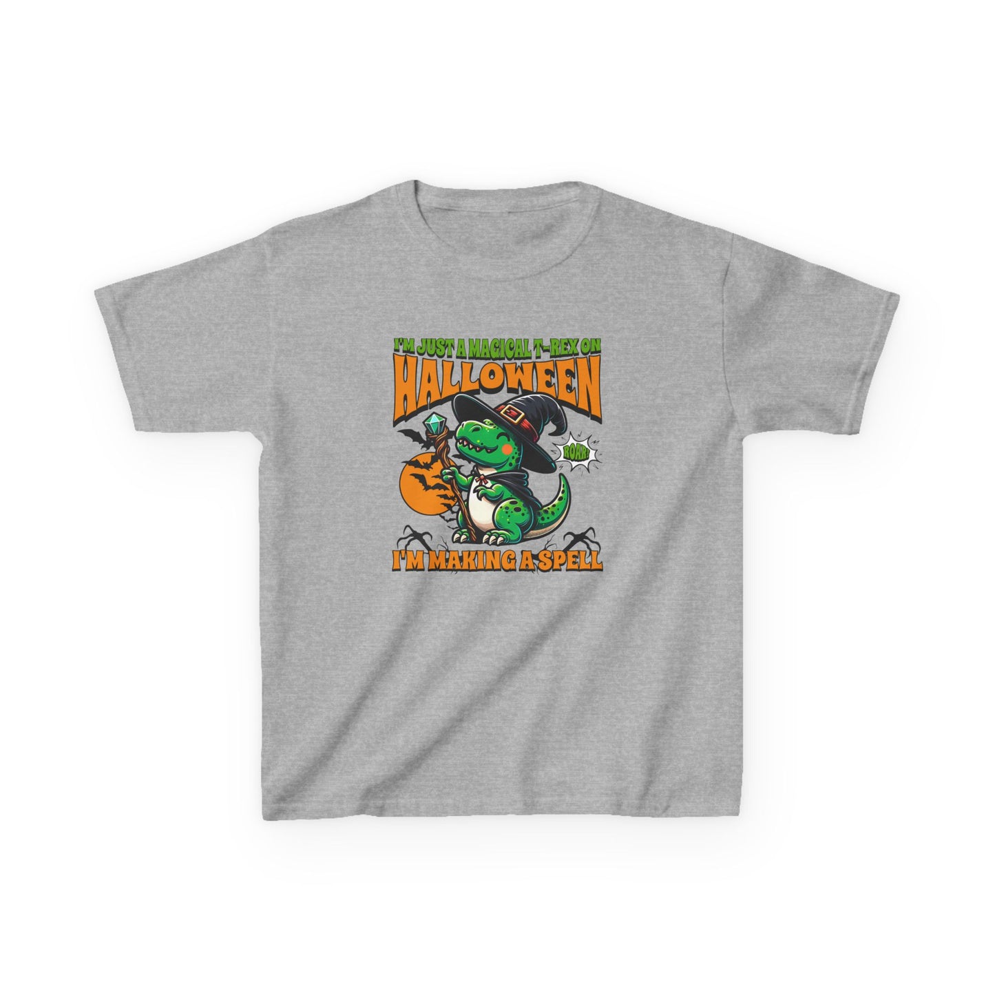 Kids Halloween Magical T-Rex Halloween T-Shirt