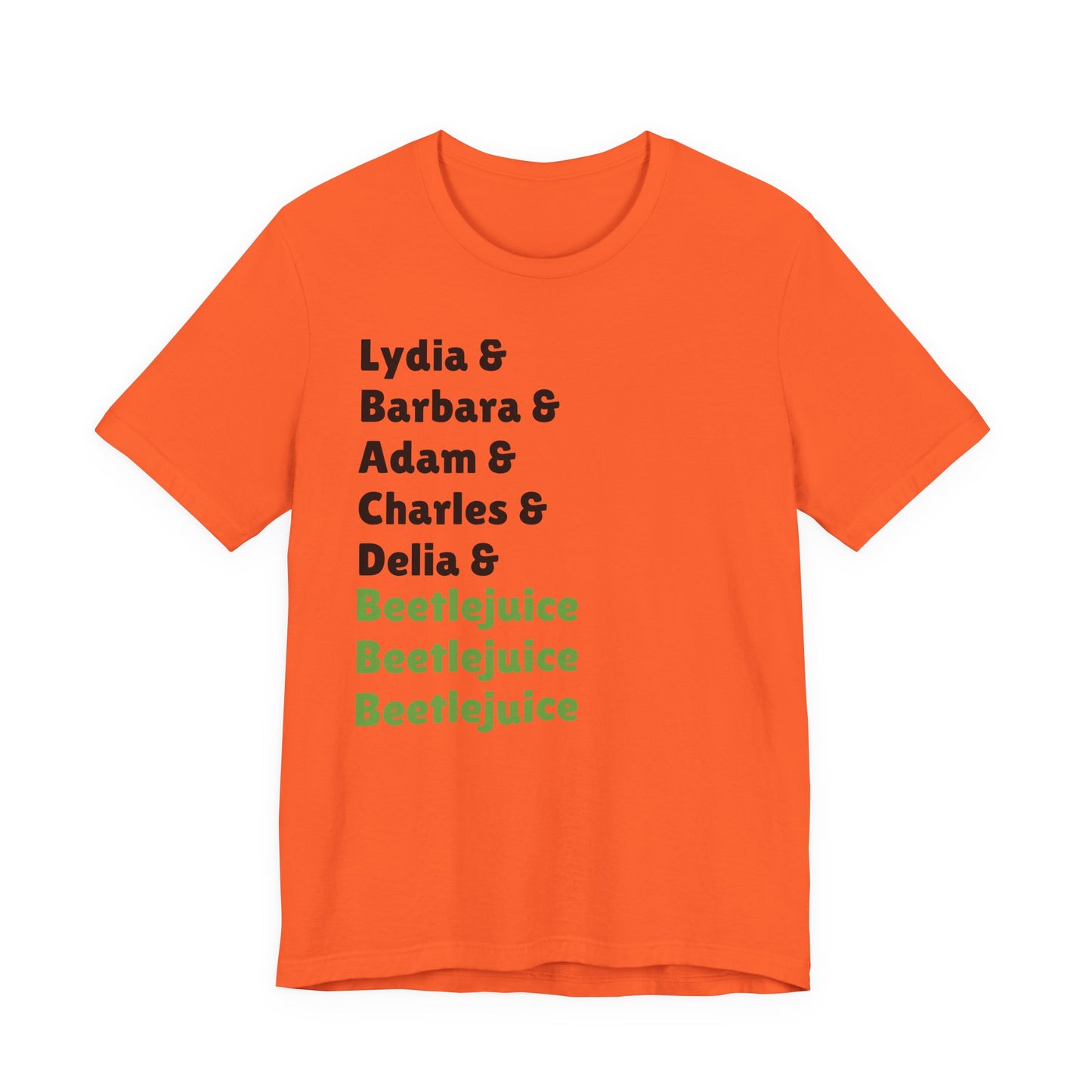 Beetlejuice Characters List T-Shirt