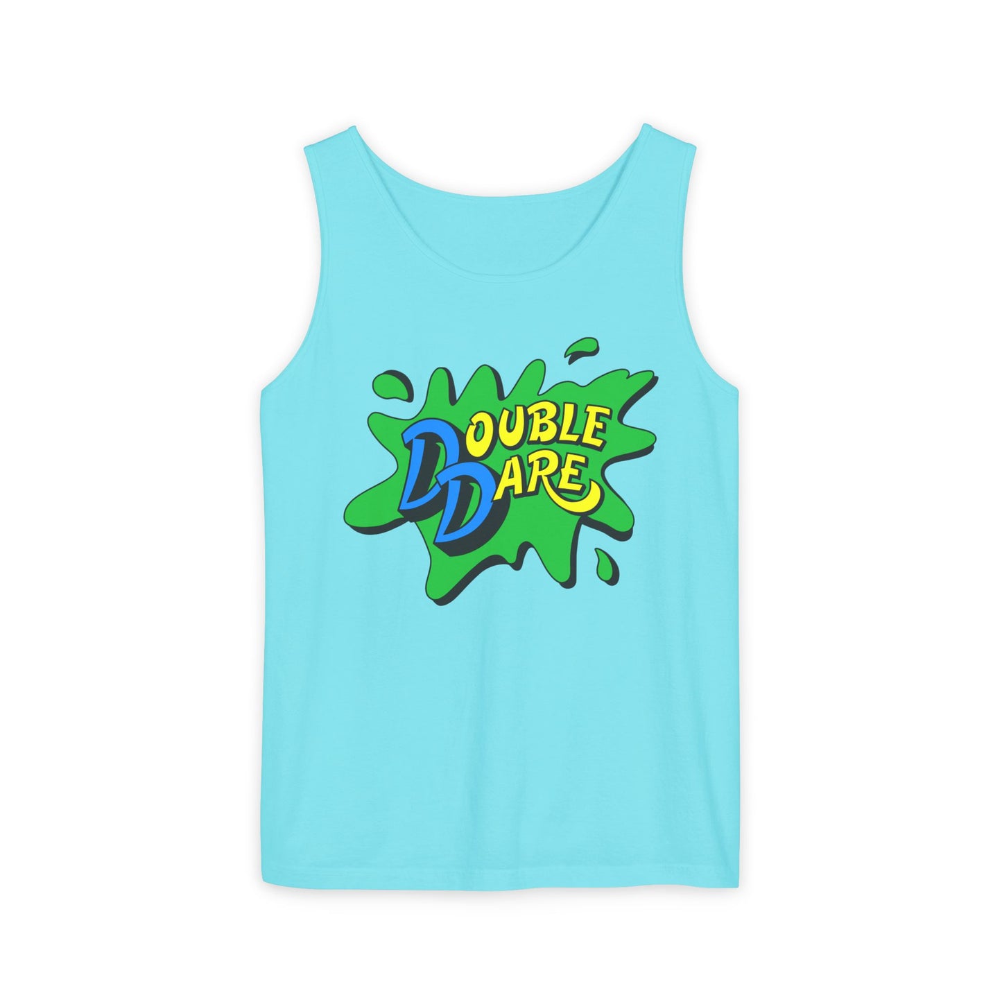 80s 90s Physical Challenge Slime Game Show Logo Tank Top