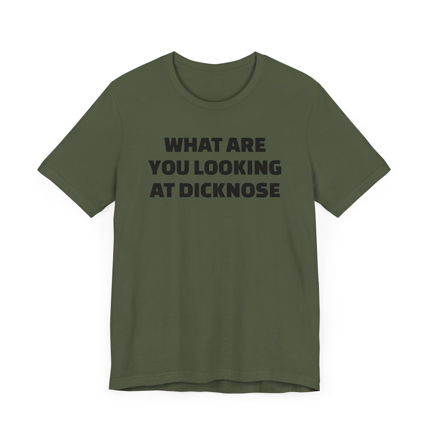 Teen Wolf What Are You Looking At Dicknose Short Sleeve Tee Shirt - A Legendary 80s Movie Tribute