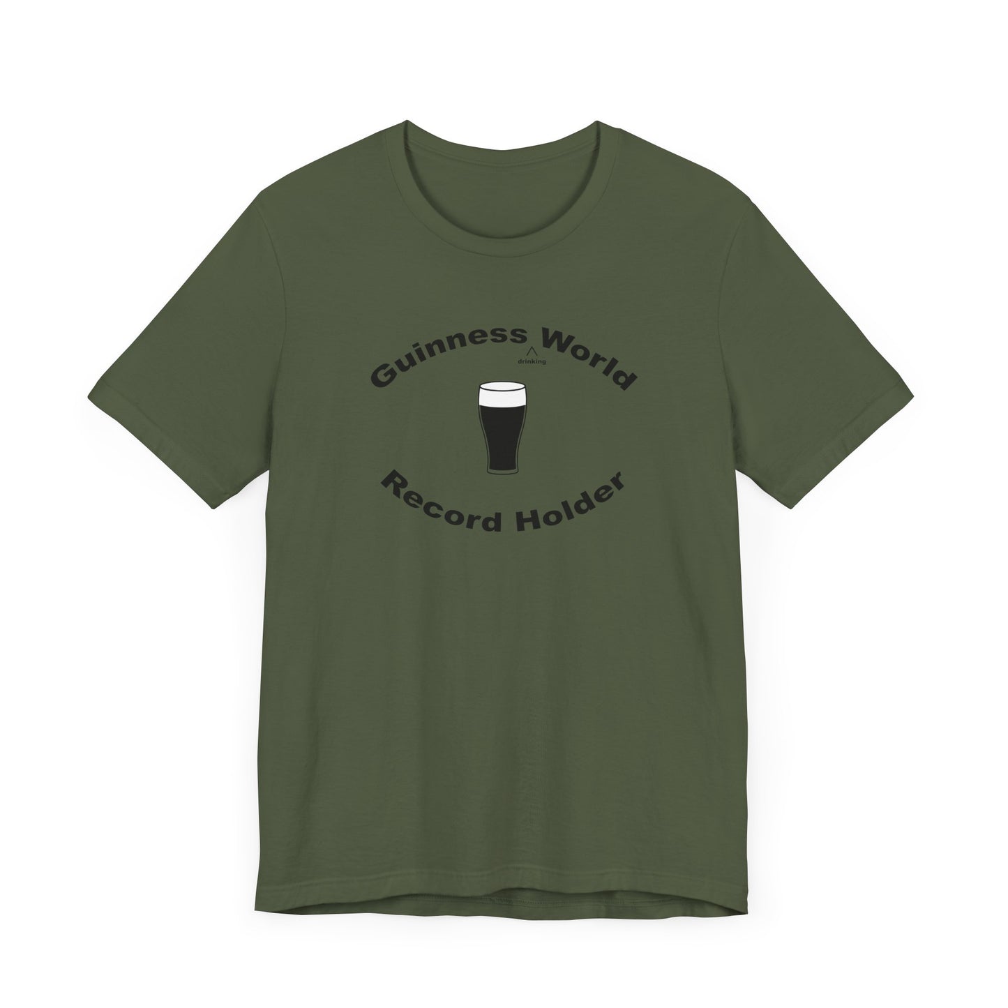 Guinness Drinking World Record Holder Short Sleeve Tee Shirt - For the Ultimate Brew Champion