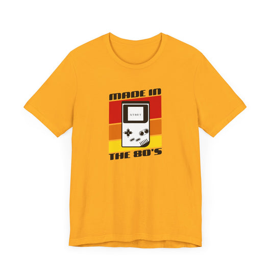 Made in the 80s Short Sleeve Tee – Nostalgia-Inspired Retro Gaming Shirt