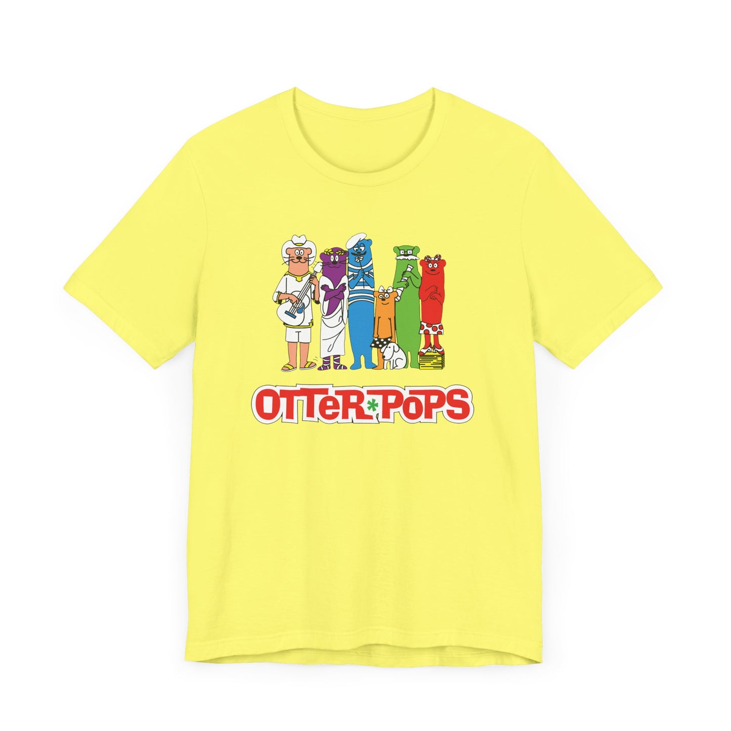 Otter Pops Short Sleeve T-Shirt - 80s Nostalgia Summer Fun