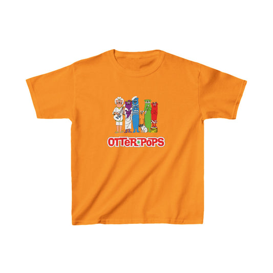 Kids Otter Pops Short Sleeve Tee Shirt - A Colorful Tribute to Childhood Favorites