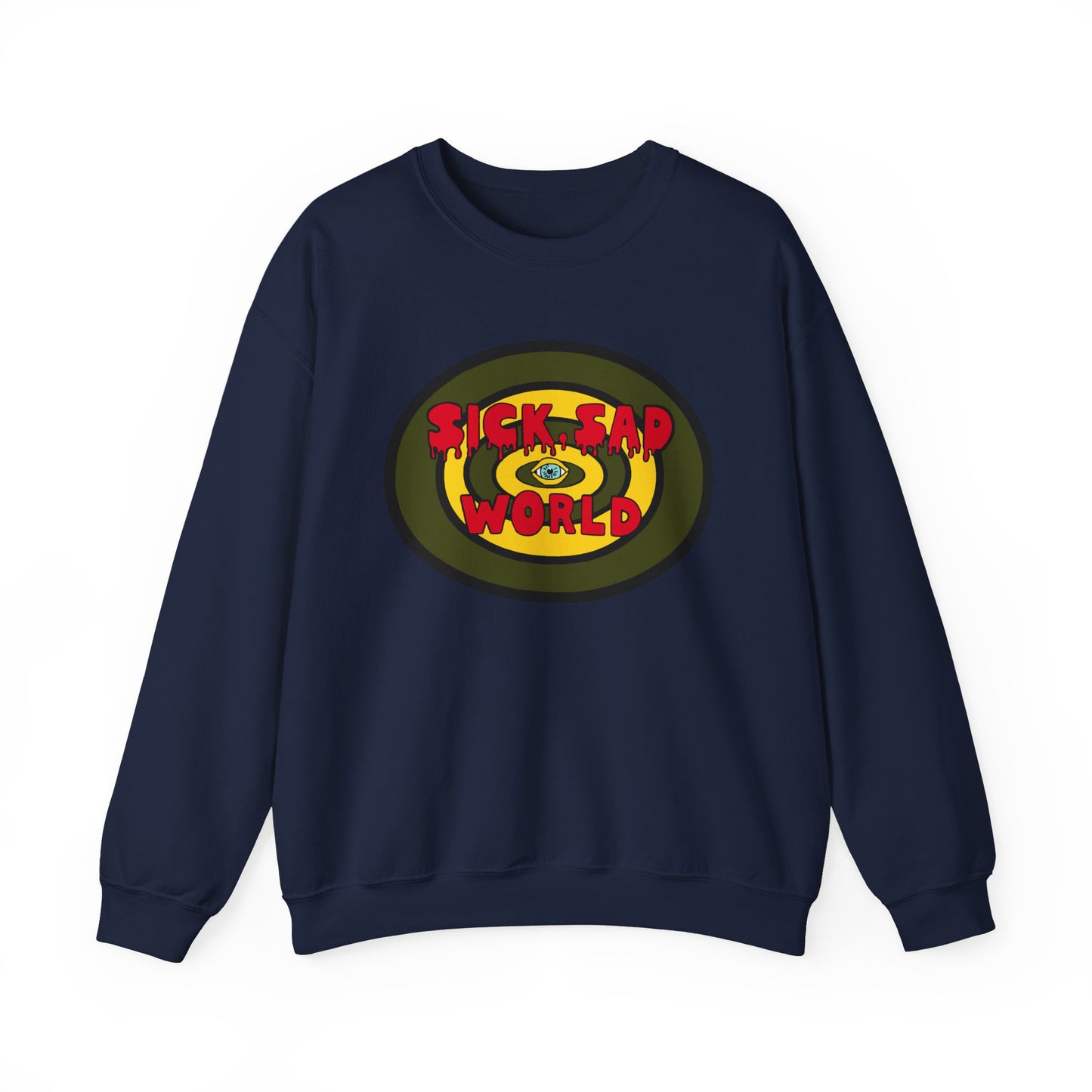 Daria Sick Sad World Crewneck Sweatshirt - 90s Animated Satire at Its Best