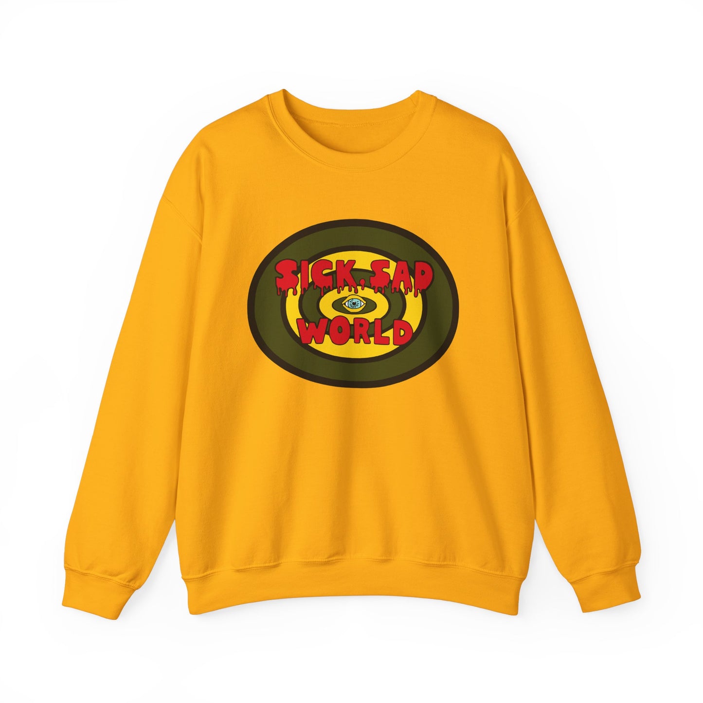 Daria Sick Sad World Crewneck Sweatshirt - 90s Animated Satire at Its Best