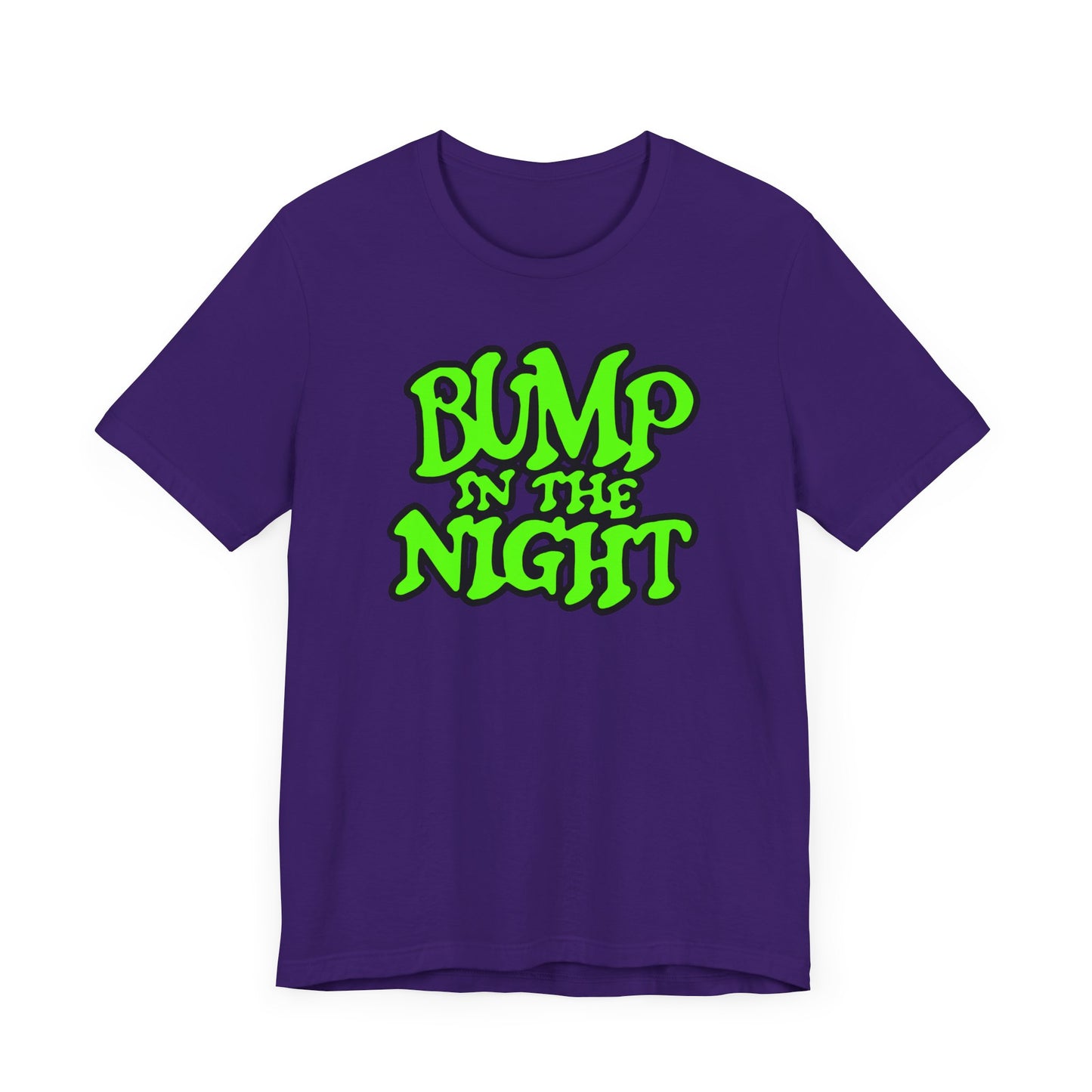 Bump in the Night Short Sleeve Tee Shirt - A Nostalgic Nod to 90s Claymation