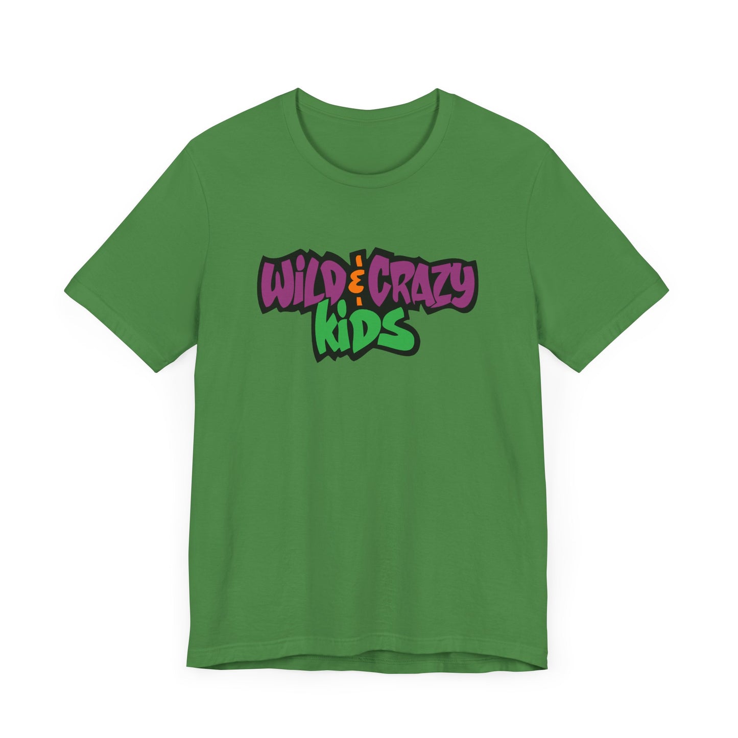 Wild and Crazy Kids Short Sleeve Tee Shirt - A Nostalgic Throwback for 80s and 90s Fans