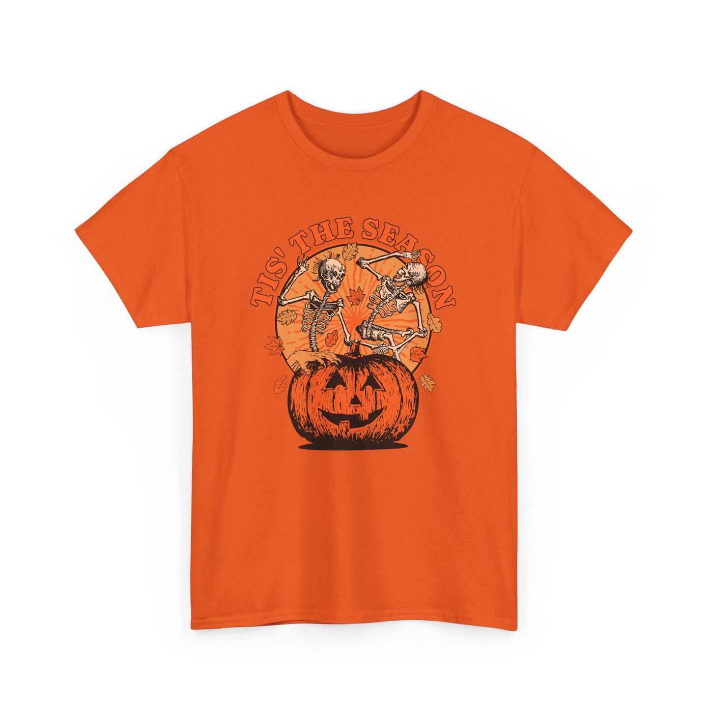 Tis the Season Halloween Tee – Fun and Festive Skeleton Graphic Shirt