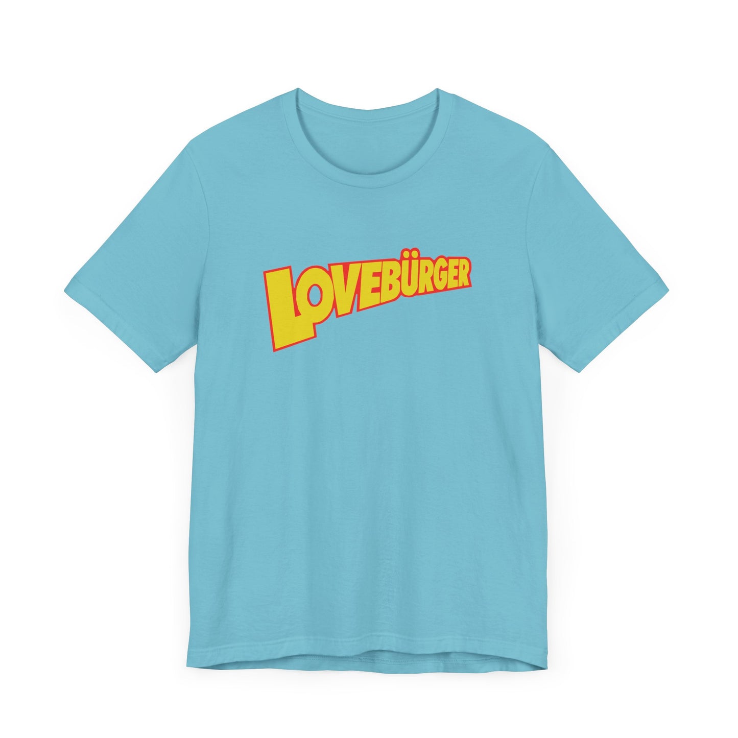 Can’t Hardly Wait Lovebürger Short Sleeve Tee Shirt - A Tribute to 90s Teen Comedy