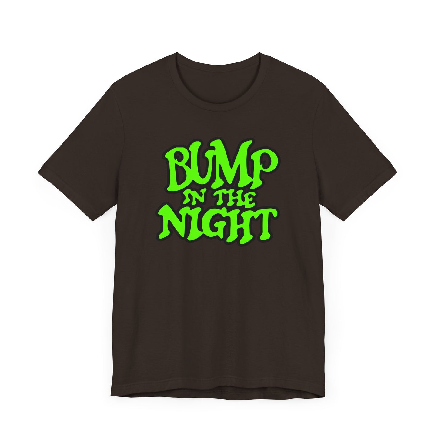 Bump in the Night Short Sleeve Tee Shirt - A Nostalgic Nod to 90s Claymation