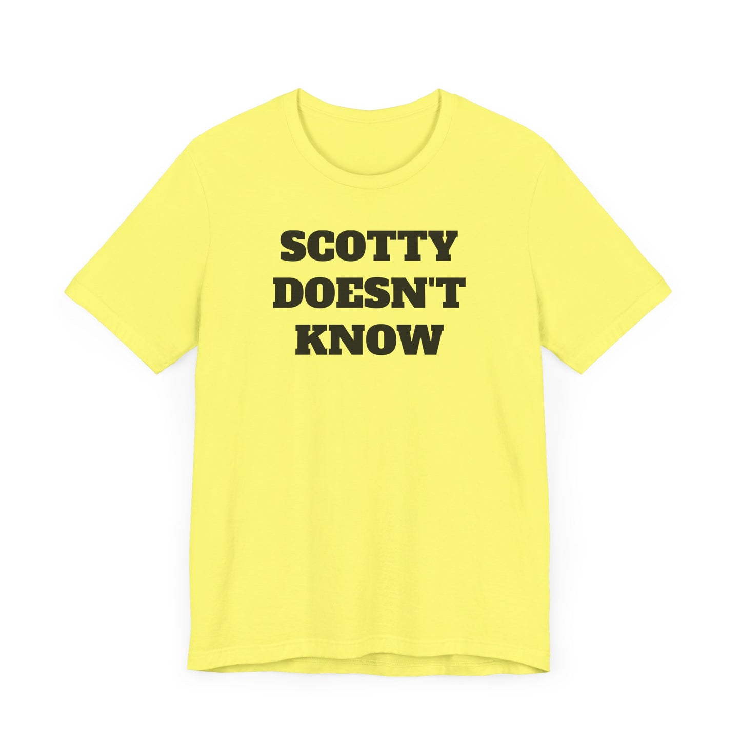 Scotty Doesn’t Know Short Sleeve T-Shirt - EuroTrip Movie Classic