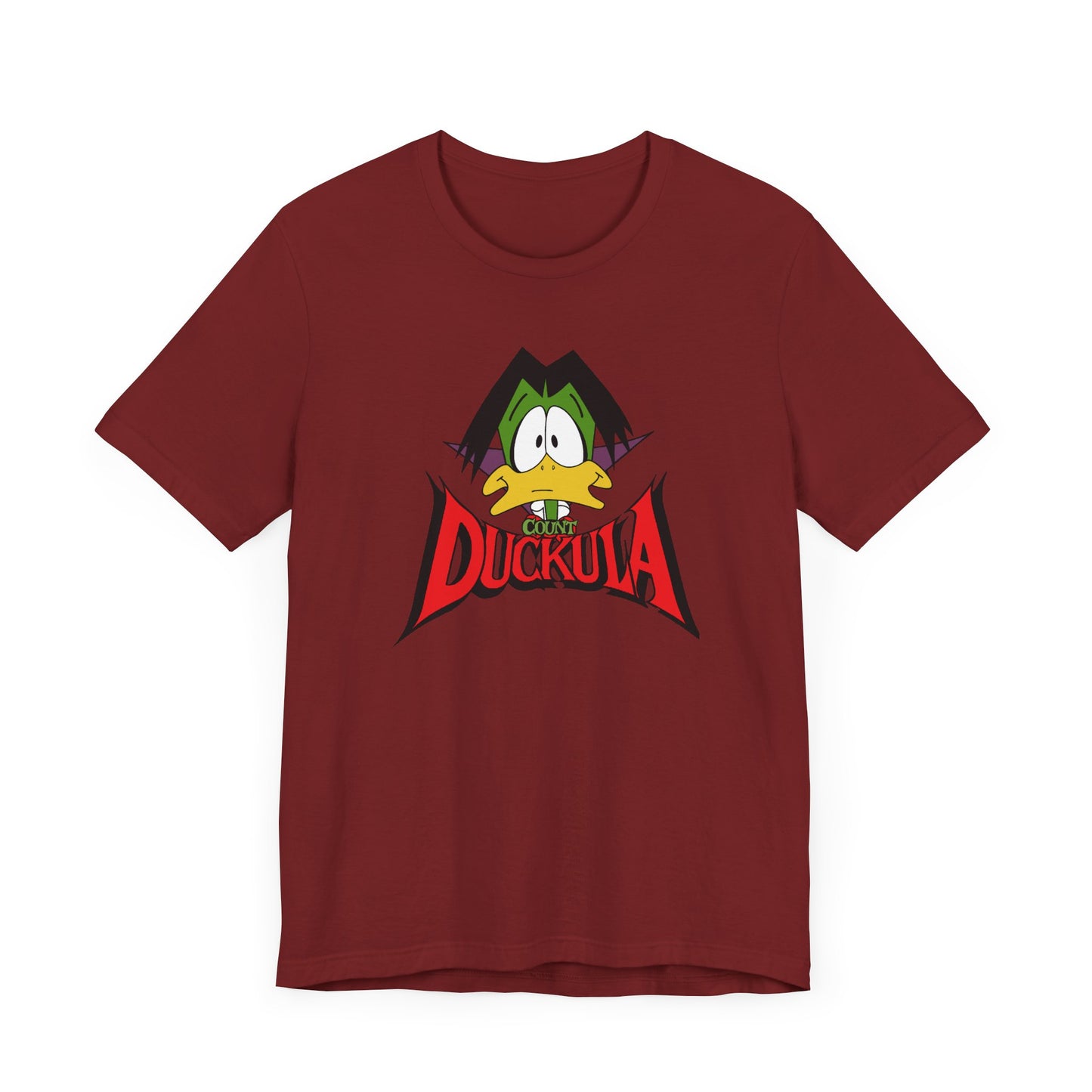 Count Duckula Short Sleeve Tee Shirt - A Nostalgic Nod to Everyone’s Favorite Vampire Duck