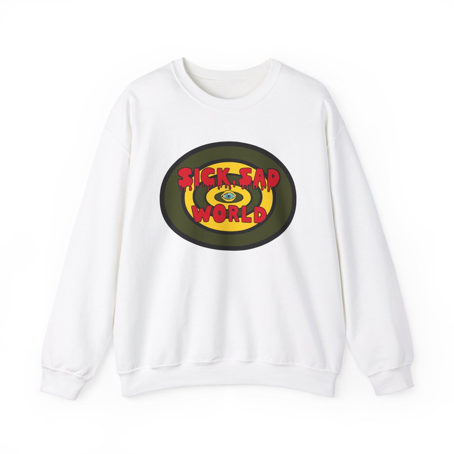 Daria Sick Sad World Crewneck Sweatshirt - 90s Animated Satire at Its Best