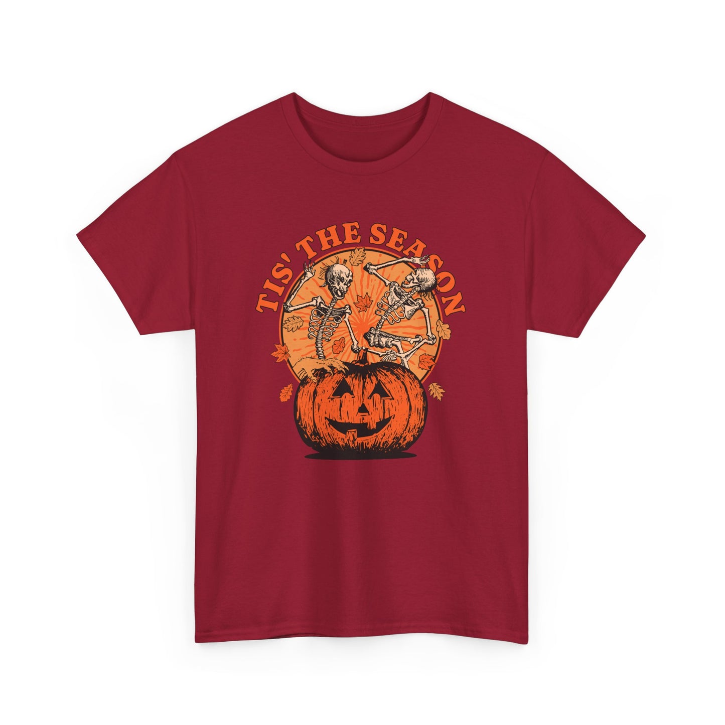 Tis the Season Halloween Tee – Fun and Festive Skeleton Graphic Shirt