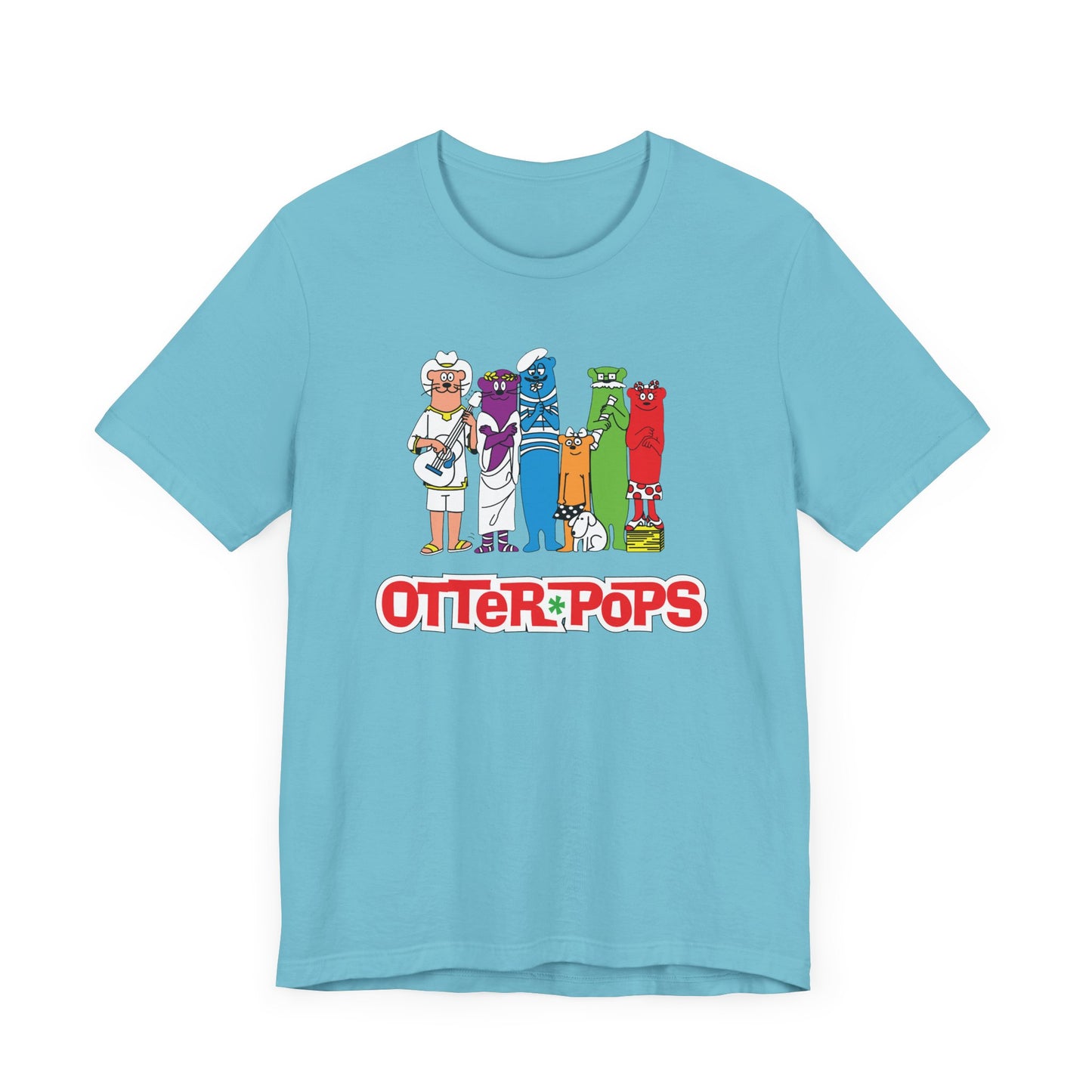 Otter Pops Short Sleeve T-Shirt - 80s Nostalgia Summer Fun