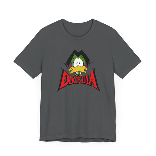 Count Duckula Short Sleeve Tee Shirt - A Nostalgic Nod to Everyone’s Favorite Vampire Duck