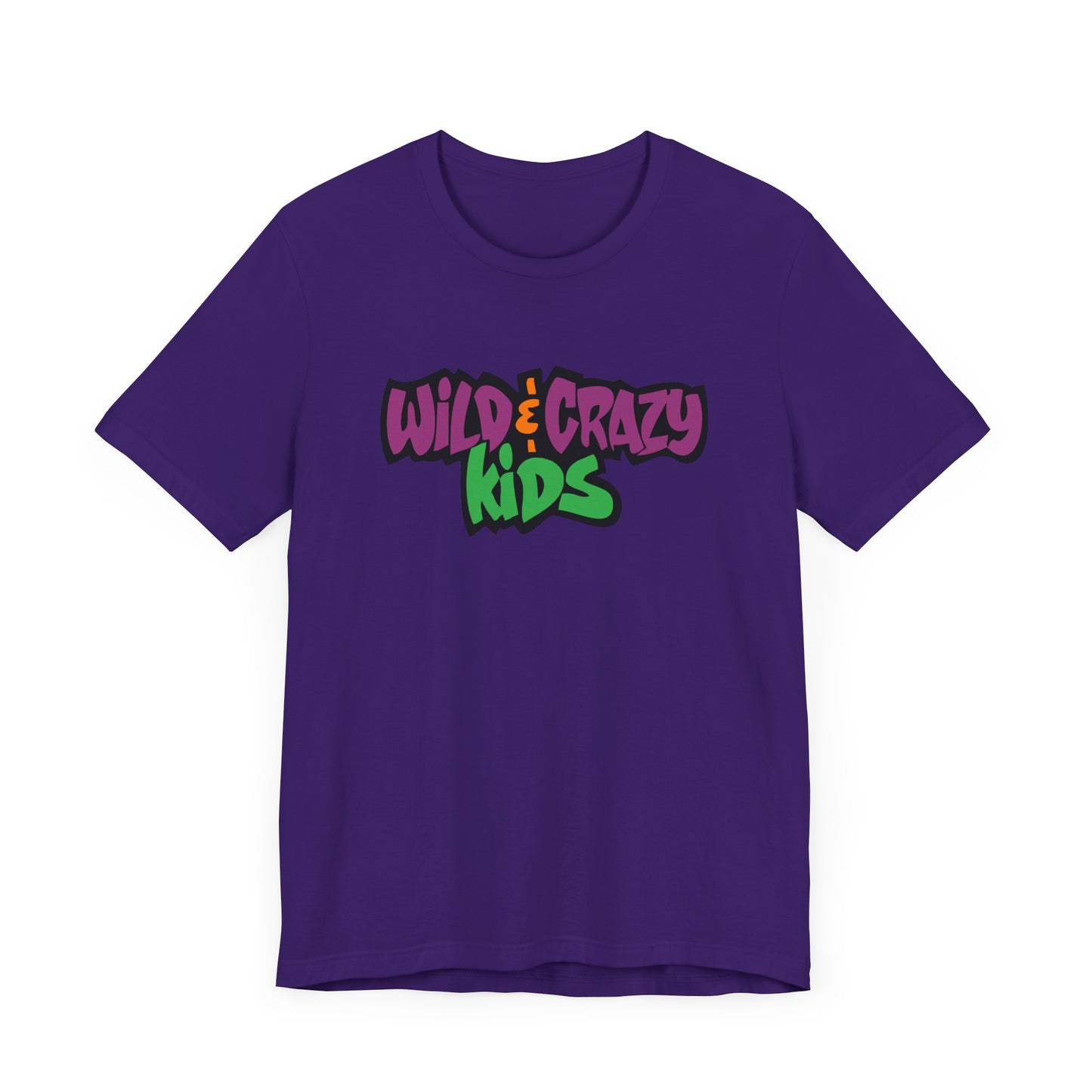 Wild and Crazy Kids Short Sleeve Tee Shirt - A Nostalgic Throwback for 80s and 90s Fans