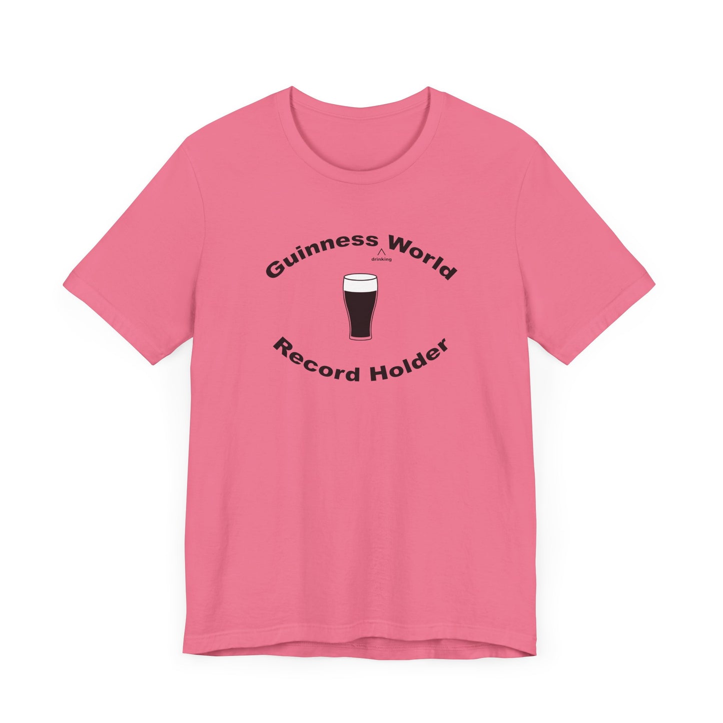 Guinness Drinking World Record Holder Short Sleeve Tee Shirt - For the Ultimate Brew Champion