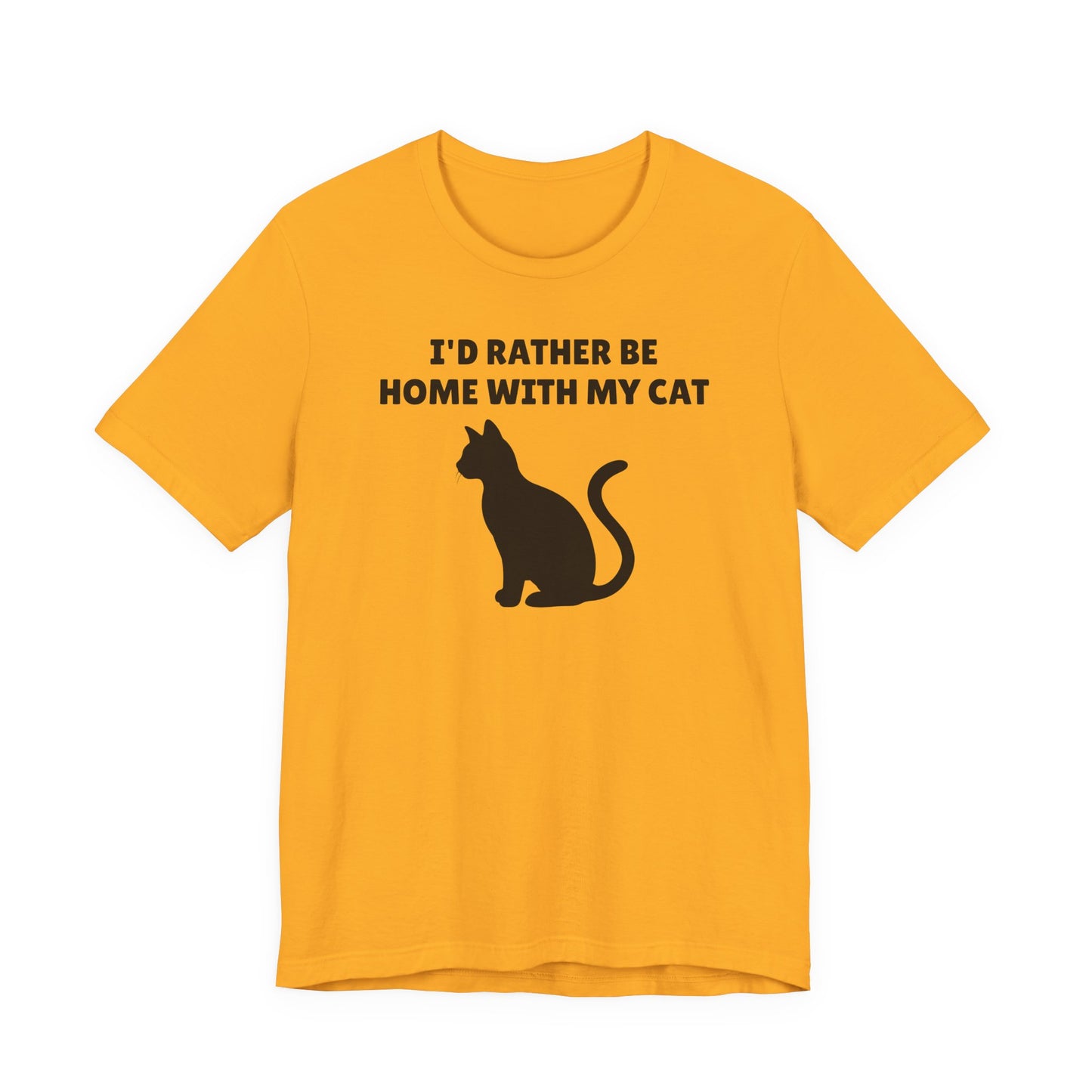 I’d Rather Be Home with My Cat T-Shirt