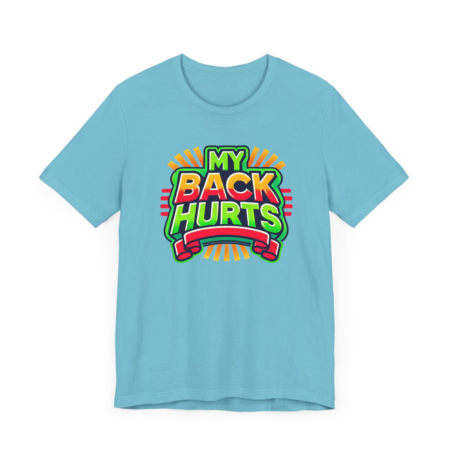 My Back Hurts Retro 80s Shirt – Nostalgic Cartoon-Inspired Design for 80s Kids