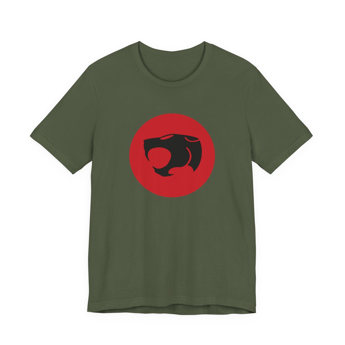 Retro 80's Cat Hero Logo T-Shirt