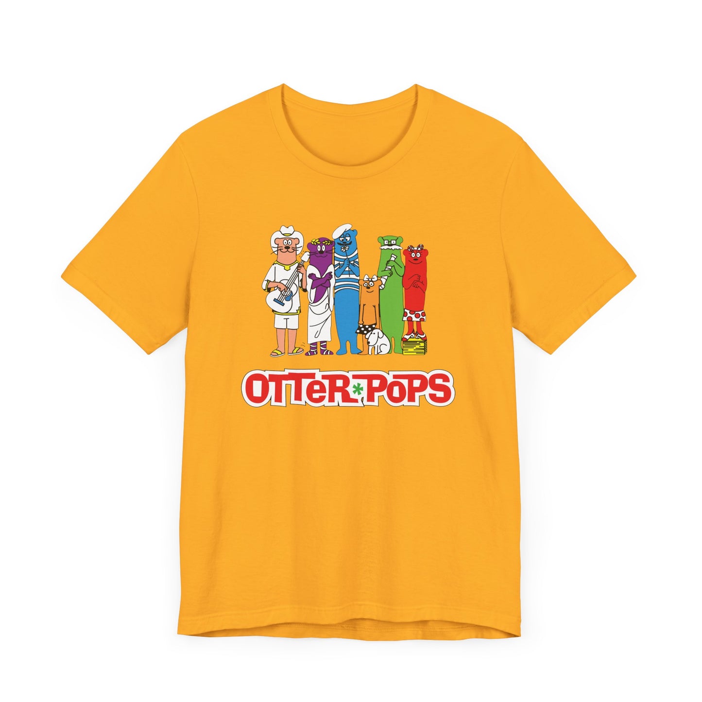 Otter Pops Short Sleeve T-Shirt - 80s Nostalgia Summer Fun
