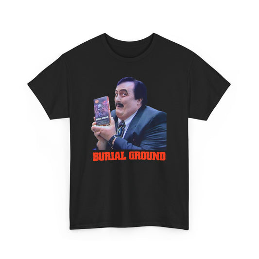 Paul Bearer Burial Ground Tee – Classic Wrestling and Horror Mashup