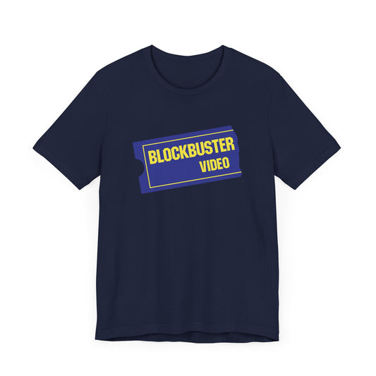 Blockbuster Video Short Sleeve Tee Shirt - A Nostalgic Tribute to Movie Night