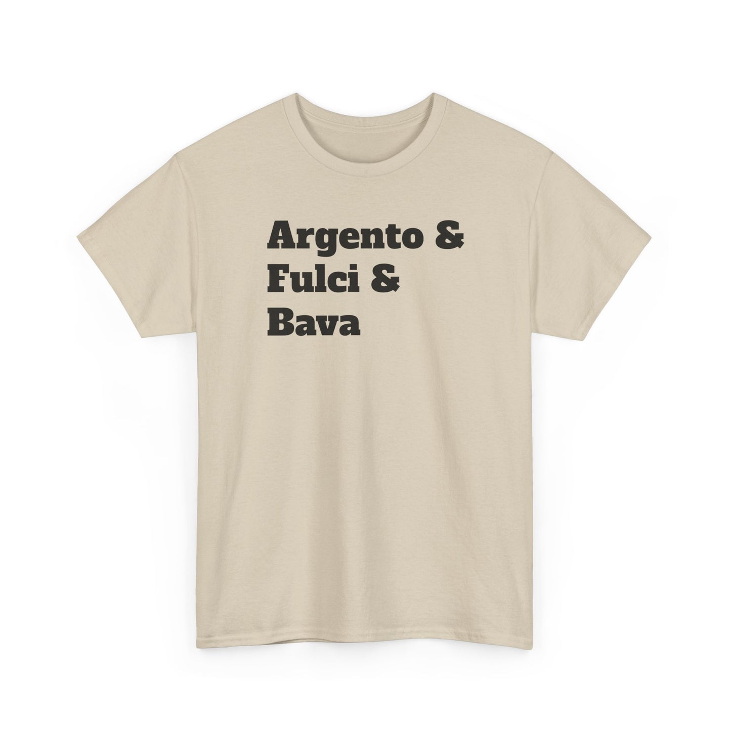 Italian Horror Directors T-Shirt – Tribute to Argento, Fulci and Bava