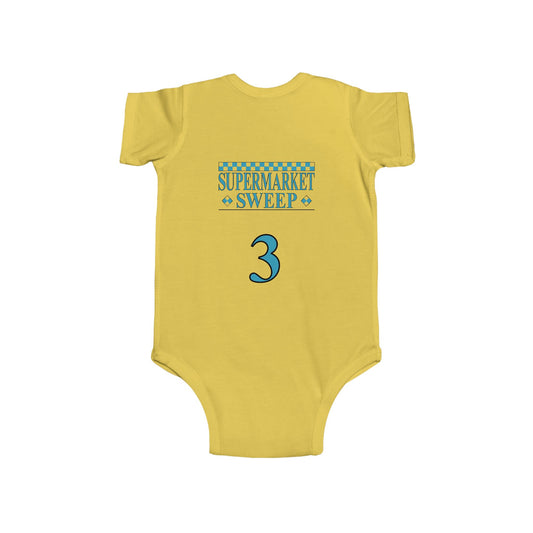 Infant Supermarket Sweep Team 3 Bodysuit Onesie - Nostalgic Fun for Your Little Shopper
