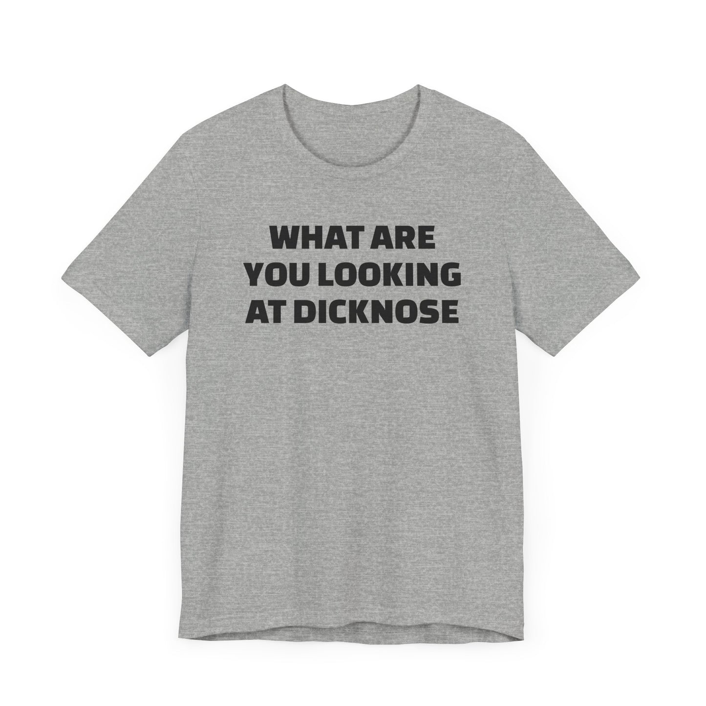 Teen Wolf What Are You Looking At Dicknose Short Sleeve Tee Shirt - A Legendary 80s Movie Tribute