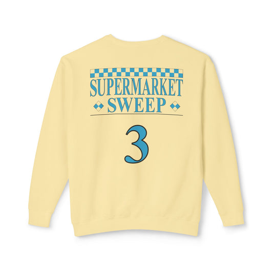 Supermarket Sweep Team 3 Yellow Sweatshirt