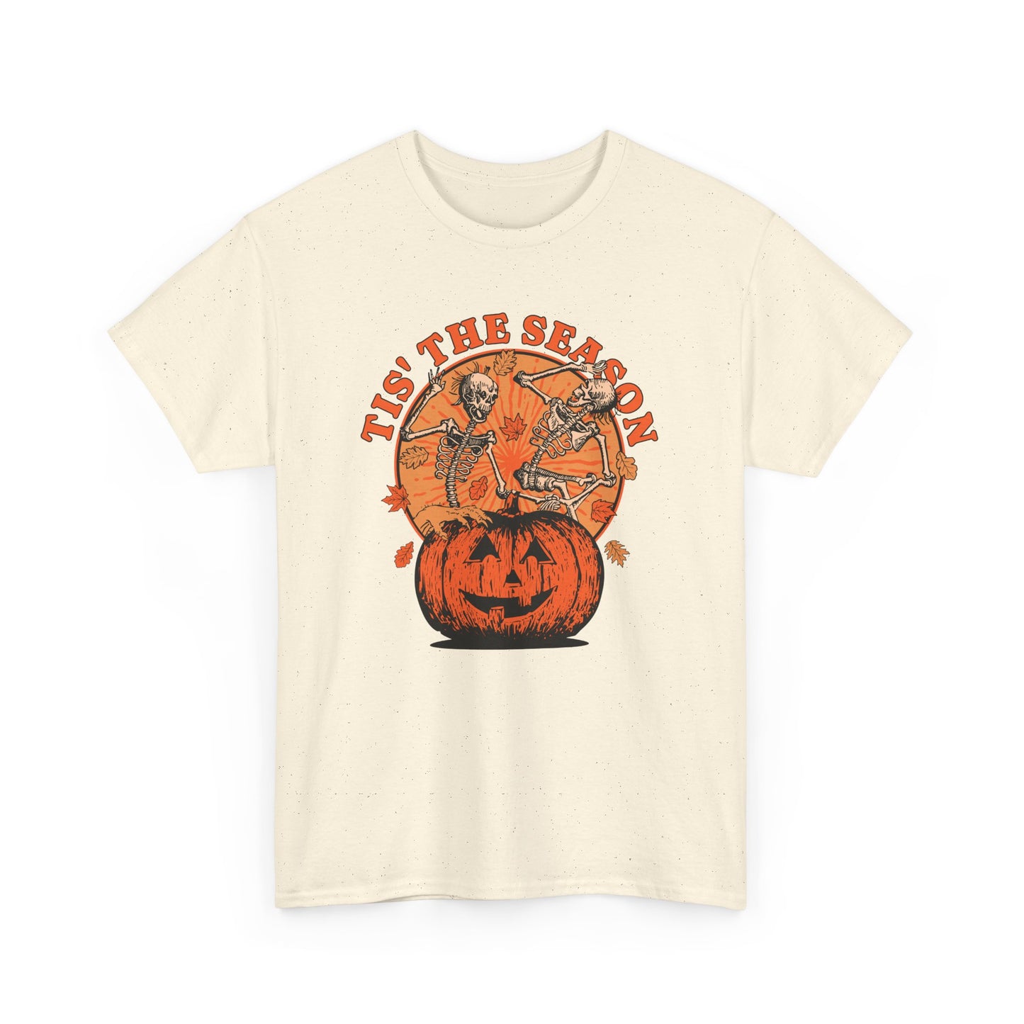Tis the Season Halloween Tee – Fun and Festive Skeleton Graphic Shirt