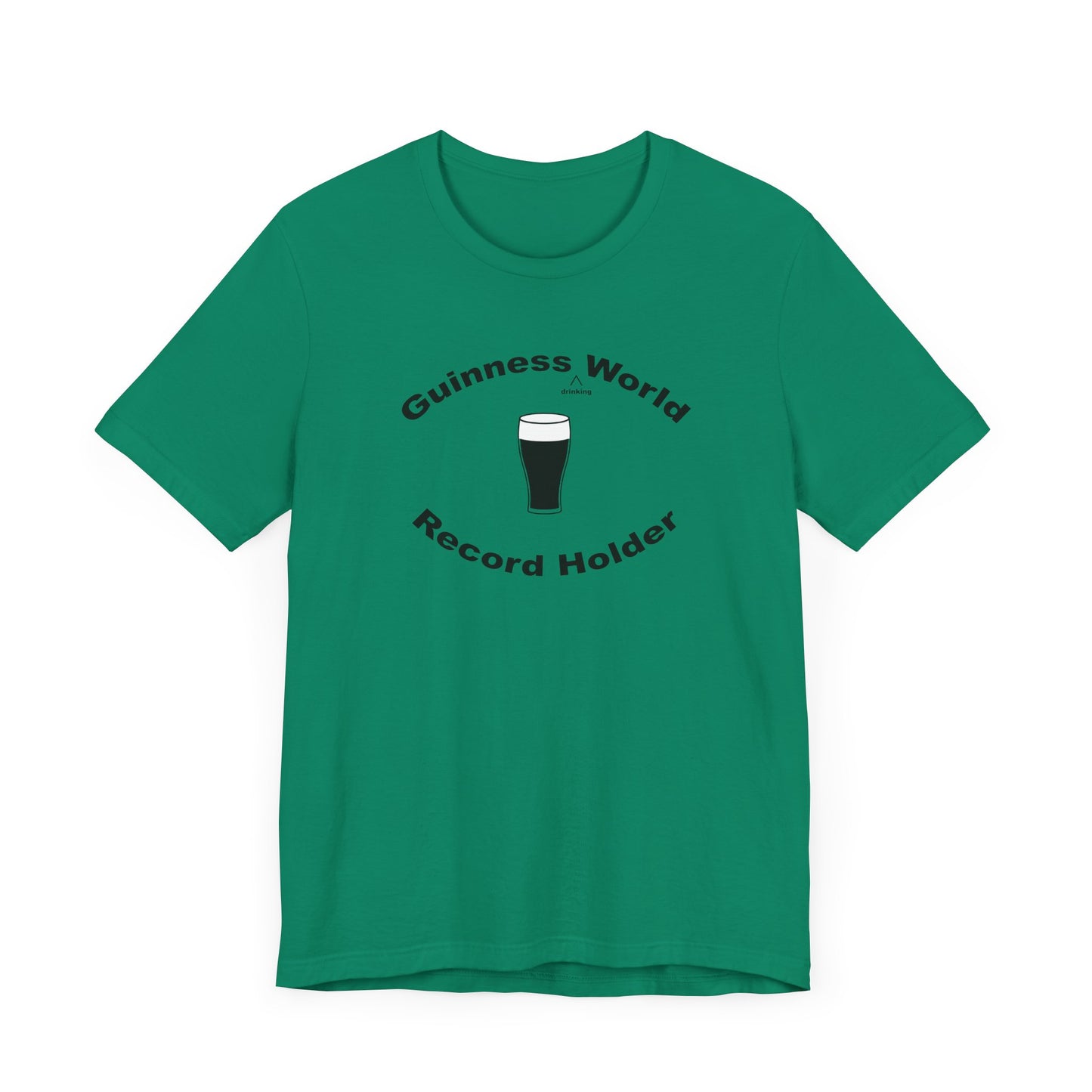 Guinness Drinking World Record Holder Short Sleeve Tee Shirt - For the Ultimate Brew Champion