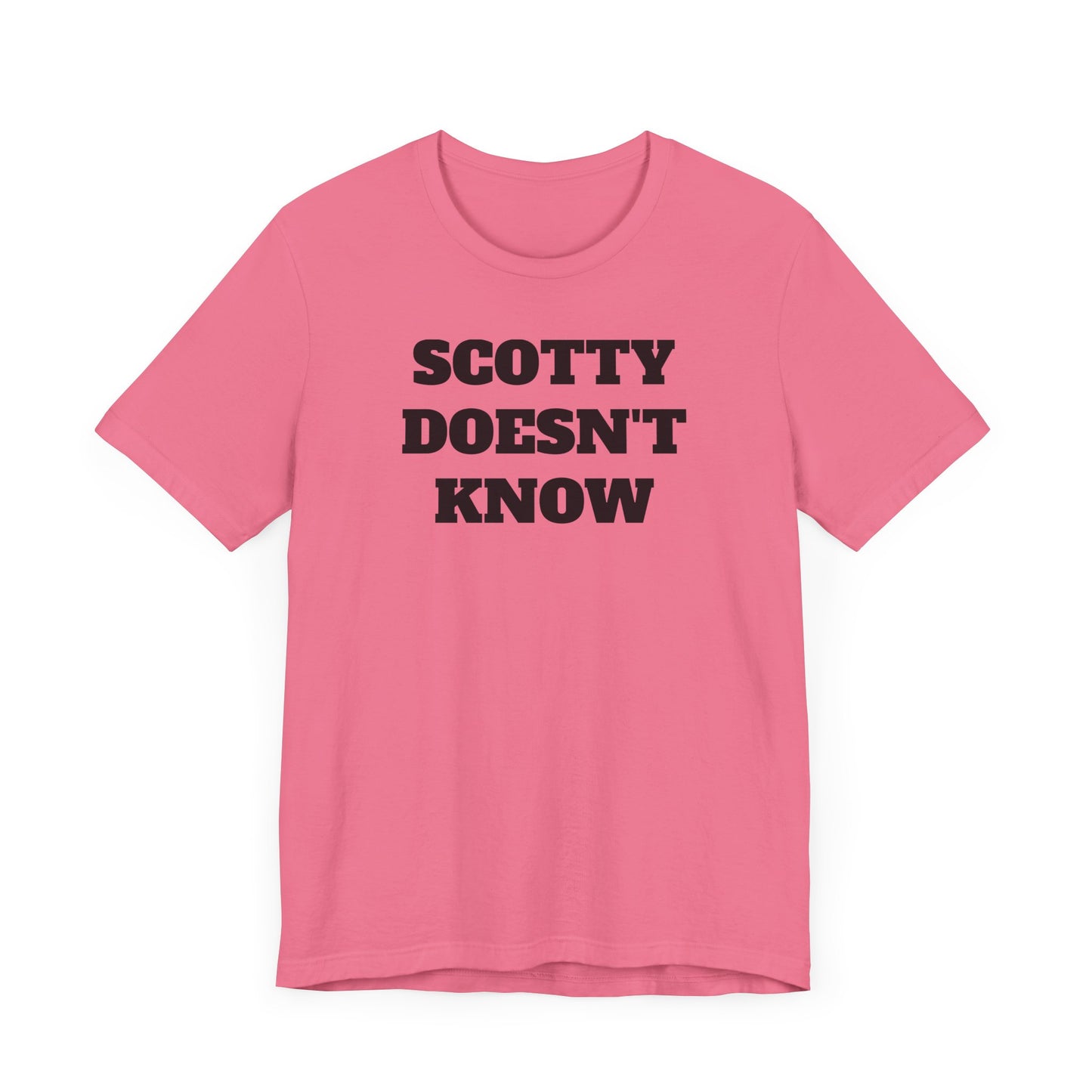 Scotty Doesn’t Know Short Sleeve T-Shirt - EuroTrip Movie Classic