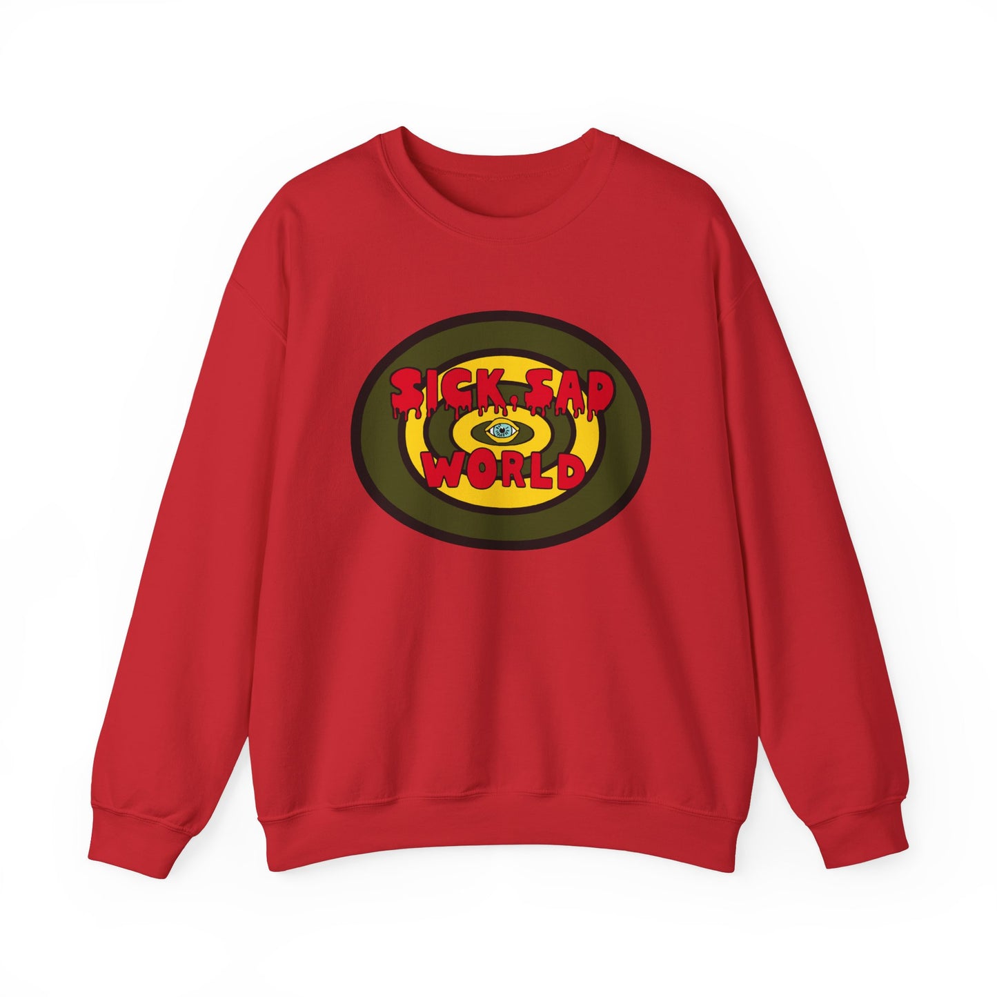 Daria Sick Sad World Crewneck Sweatshirt - 90s Animated Satire at Its Best