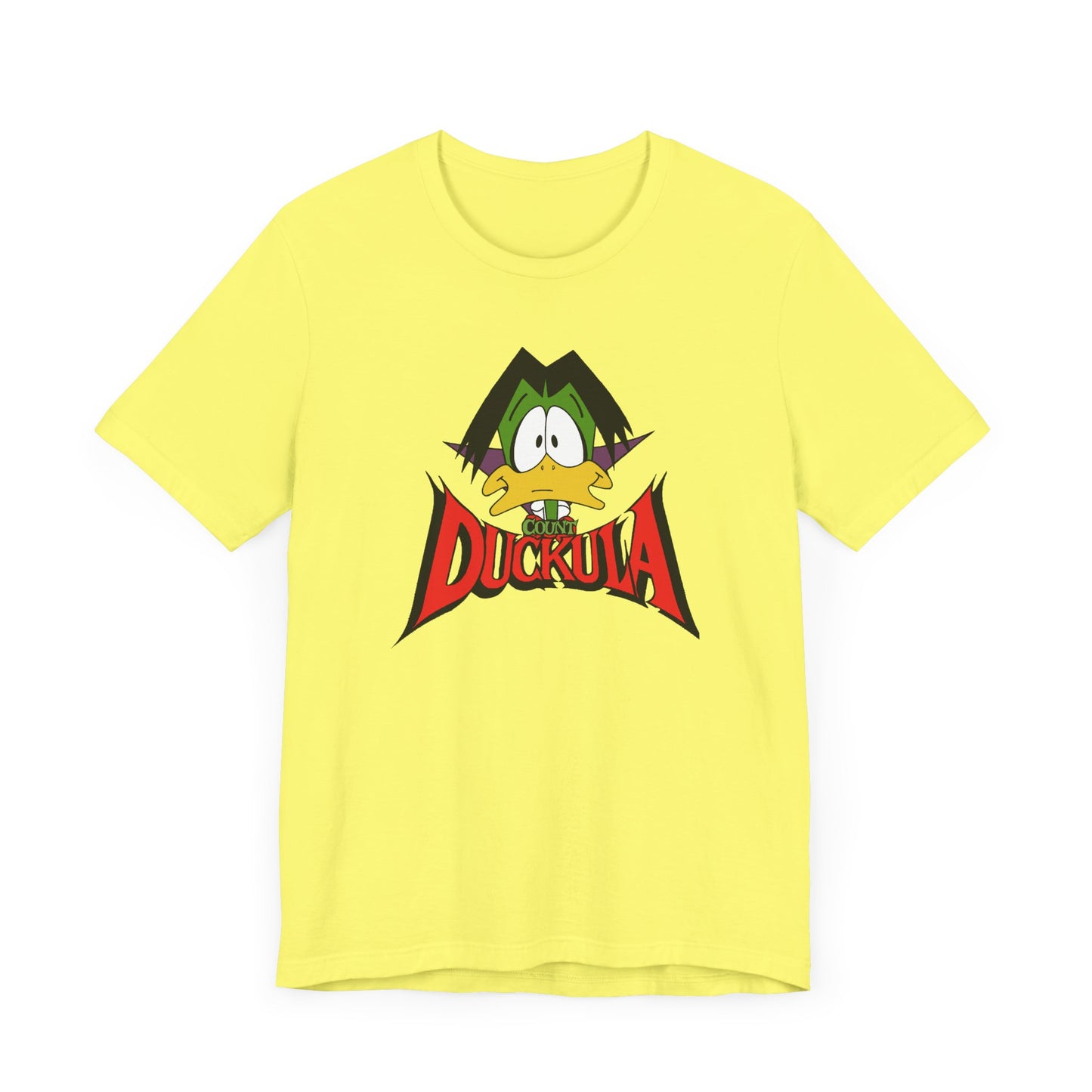 Count Duckula Short Sleeve Tee Shirt - A Nostalgic Nod to Everyone’s Favorite Vampire Duck
