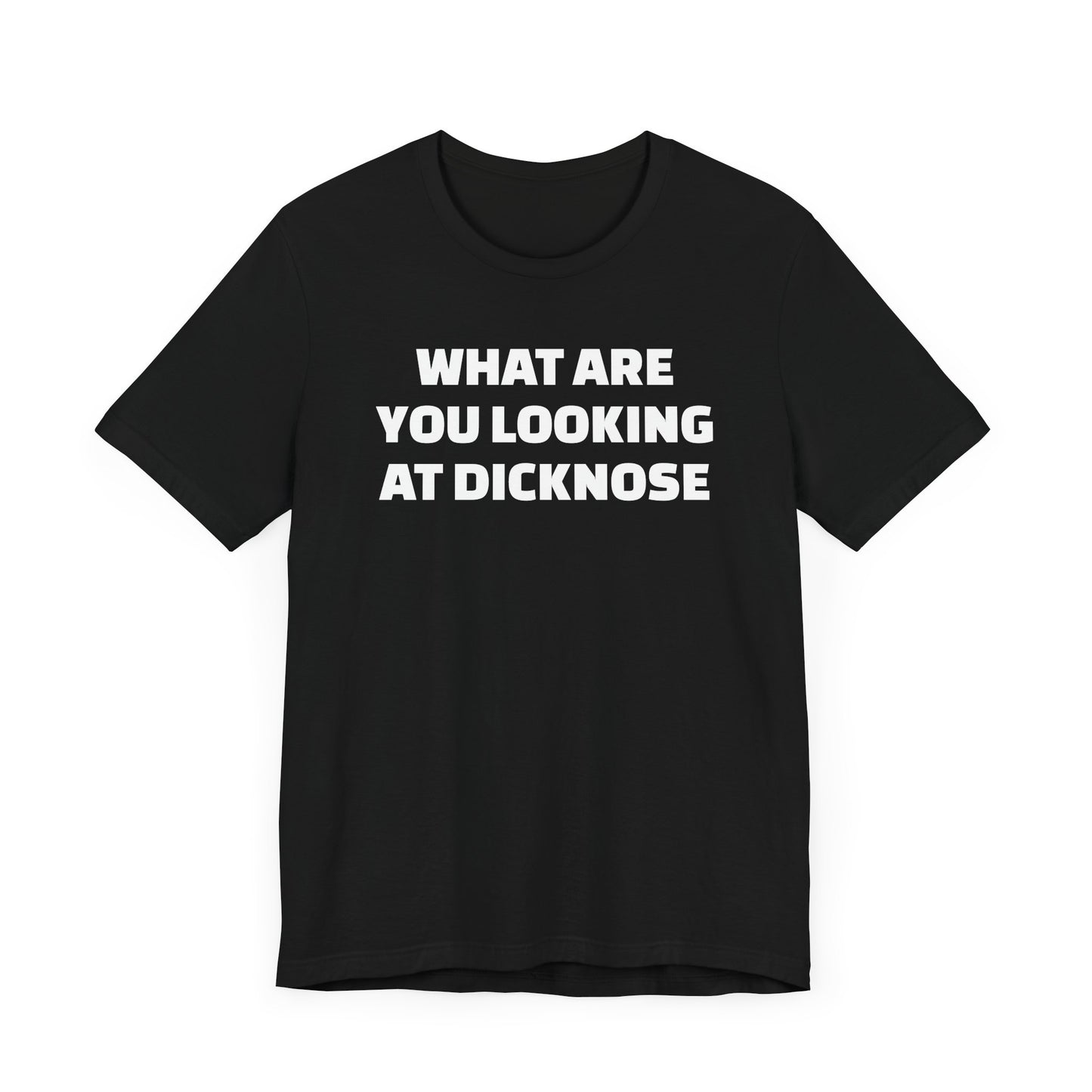 Teen Wolf What Are You Looking At Dicknose Short Sleeve Tee Shirt - A Legendary 80s Movie Tribute
