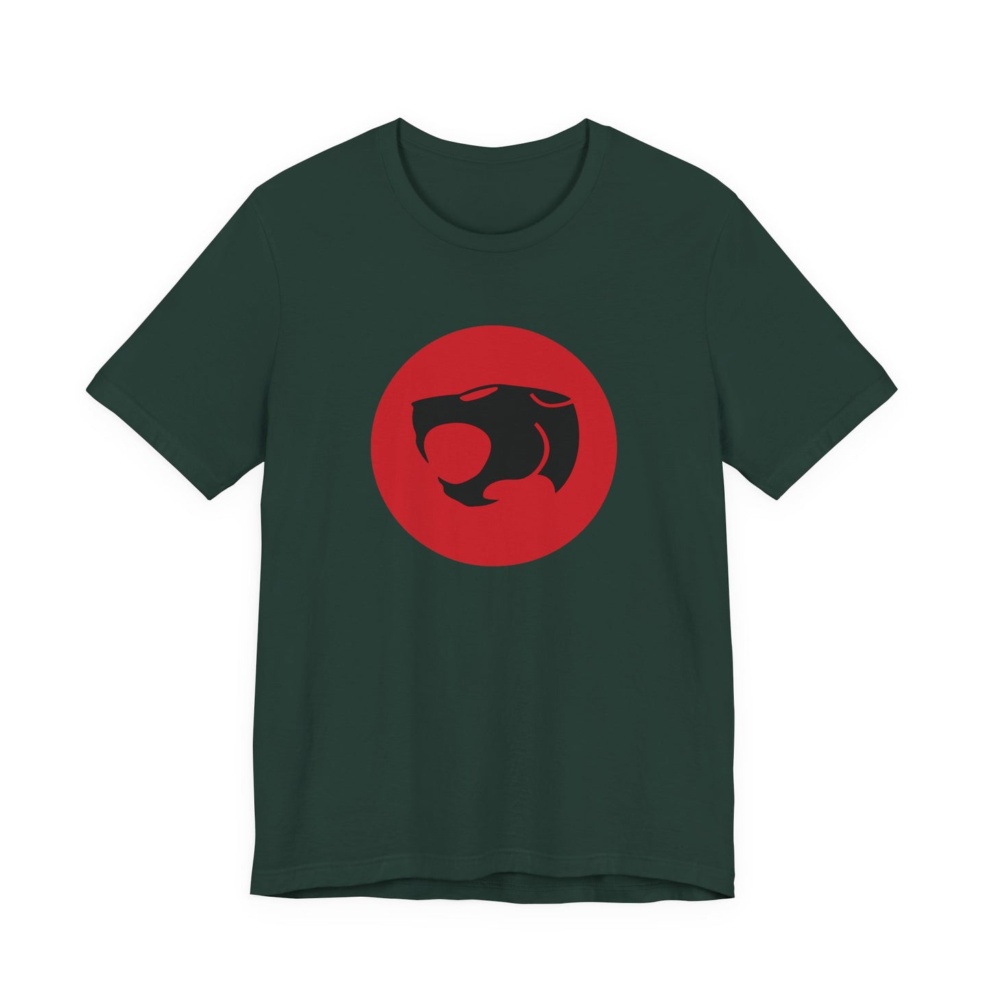Retro 80's Cat Hero Logo T-Shirt