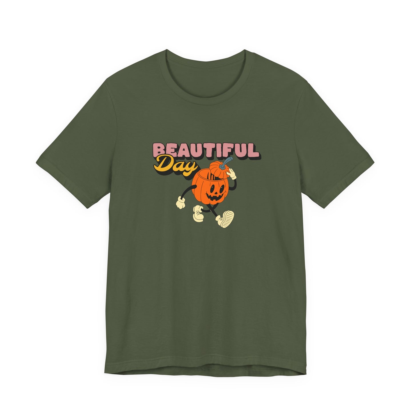 Beautiful Day Halloween Pumpkin T-Shirt