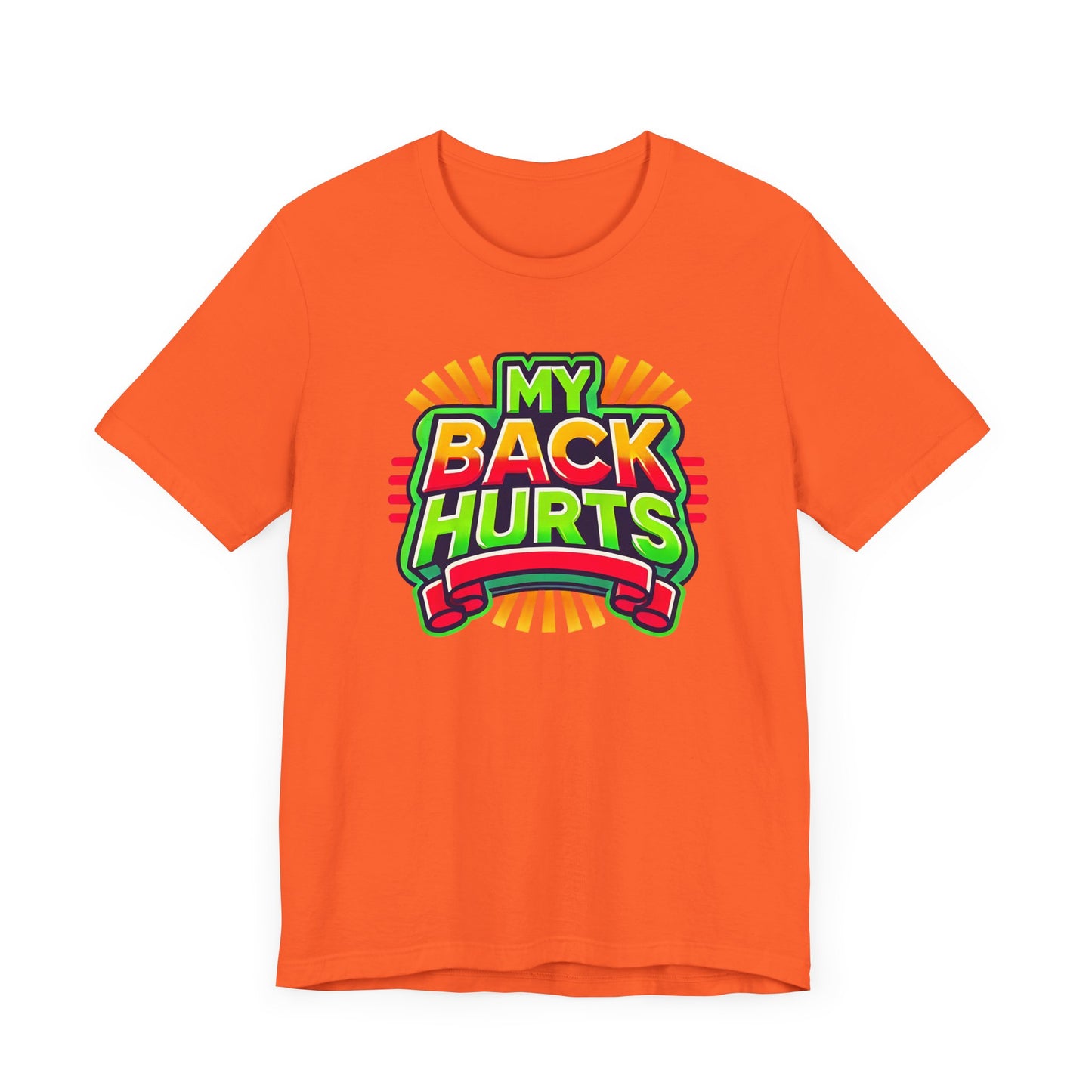 My Back Hurts Retro 80s Shirt – Nostalgic Cartoon-Inspired Design for 80s Kids