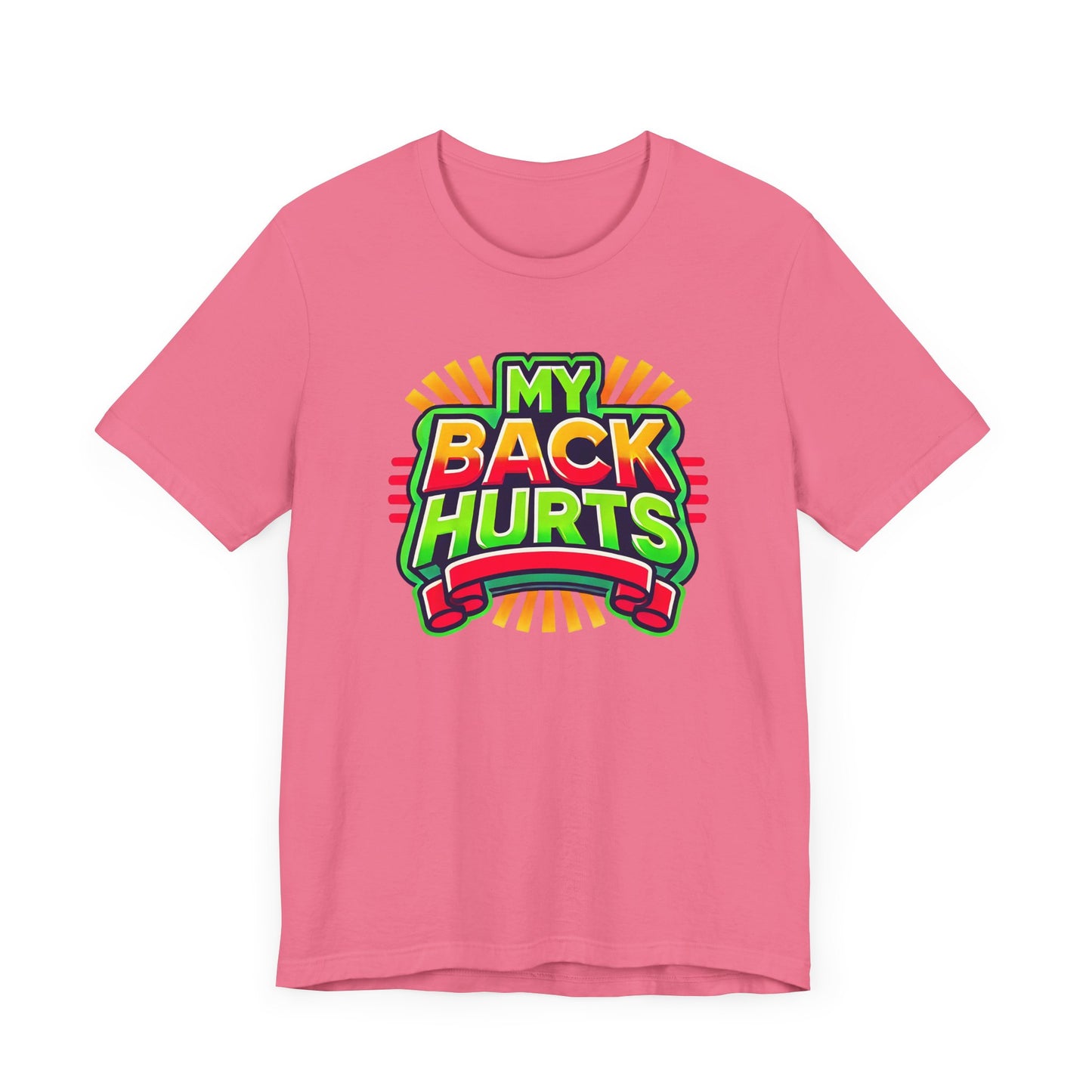 My Back Hurts Retro 80s Shirt – Nostalgic Cartoon-Inspired Design for 80s Kids