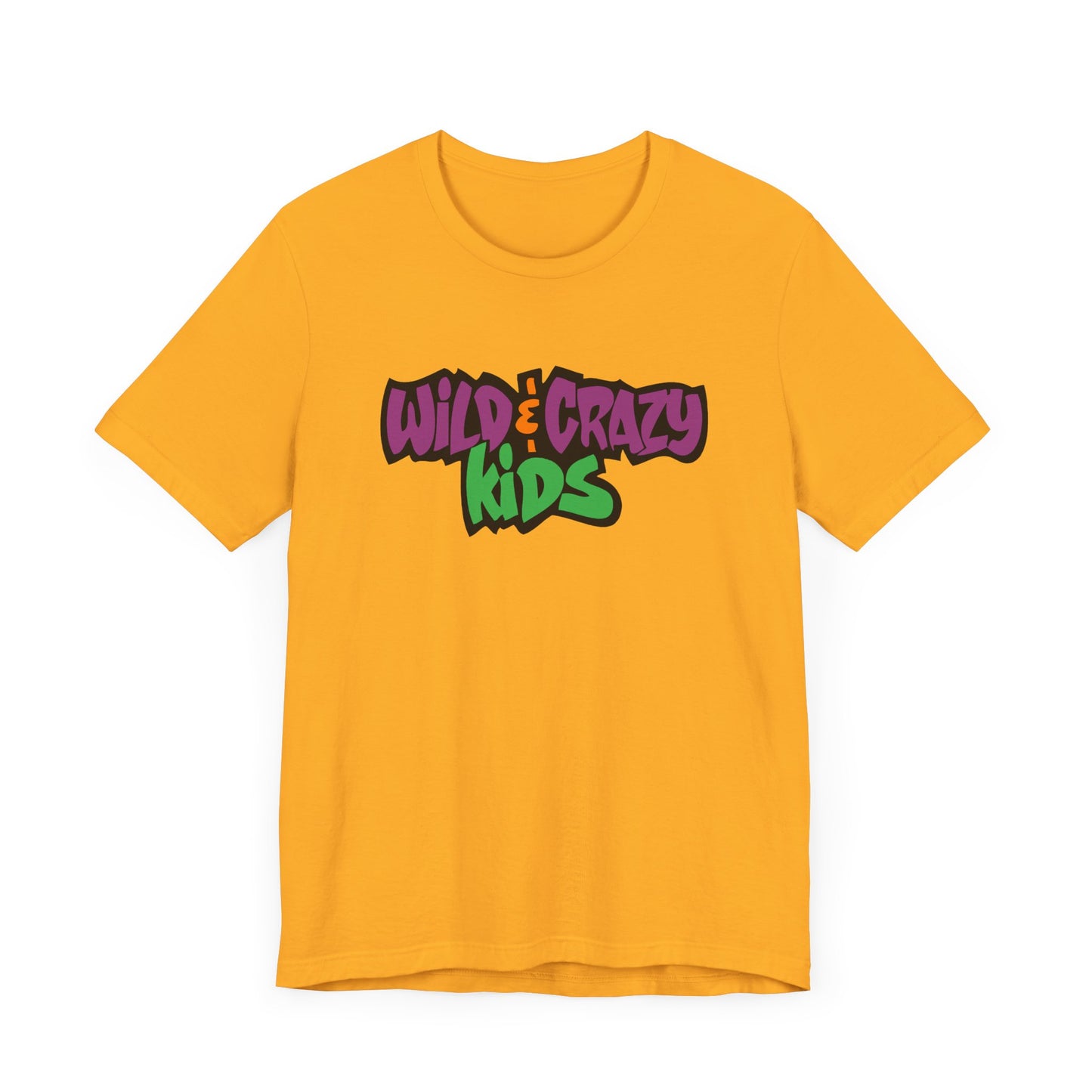 Wild and Crazy Kids Short Sleeve Tee Shirt - A Nostalgic Throwback for 80s and 90s Fans