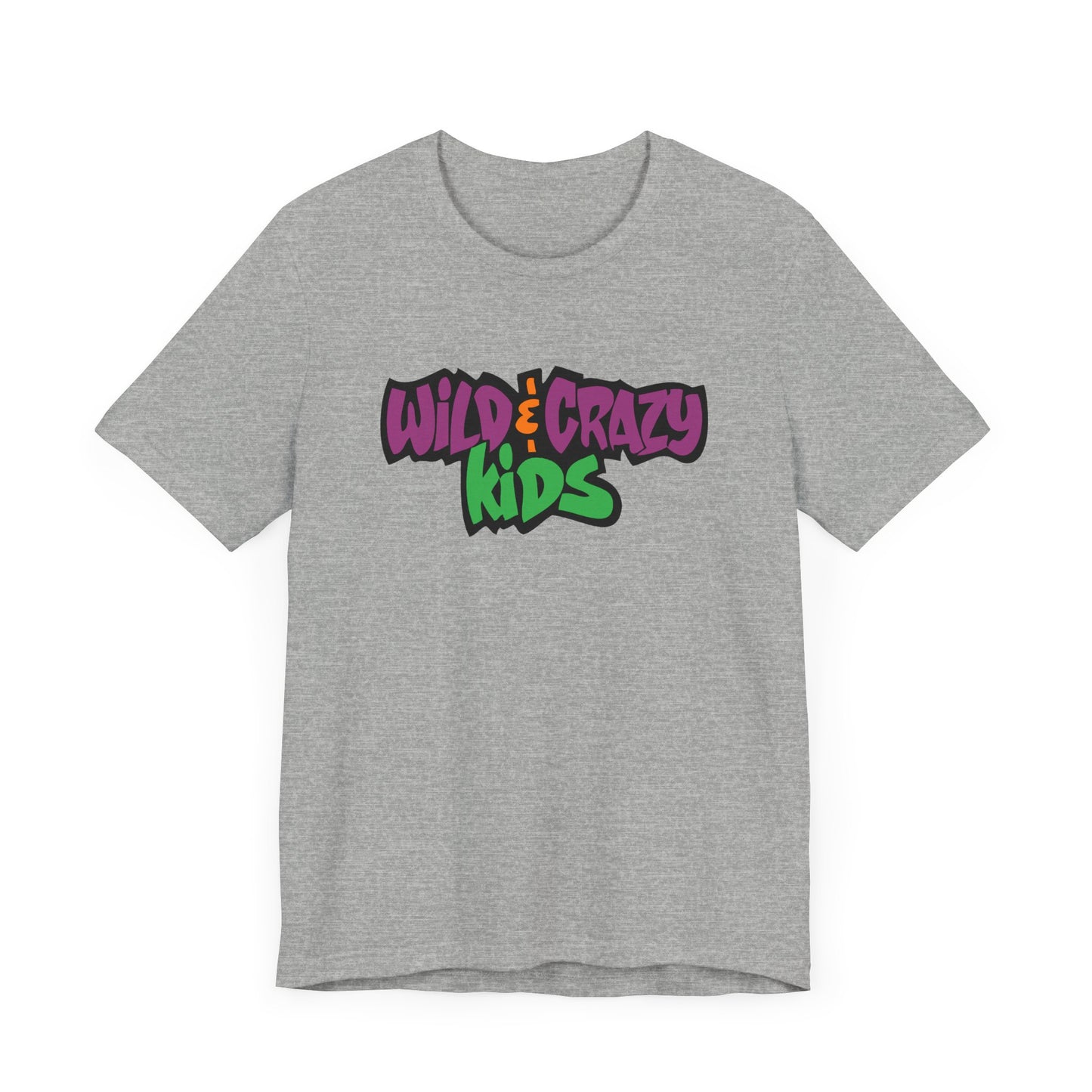 Wild and Crazy Kids Short Sleeve Tee Shirt - A Nostalgic Throwback for 80s and 90s Fans