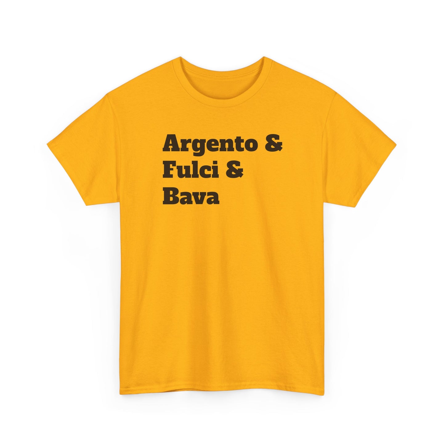 Italian Horror Directors T-Shirt – Tribute to Argento, Fulci and Bava